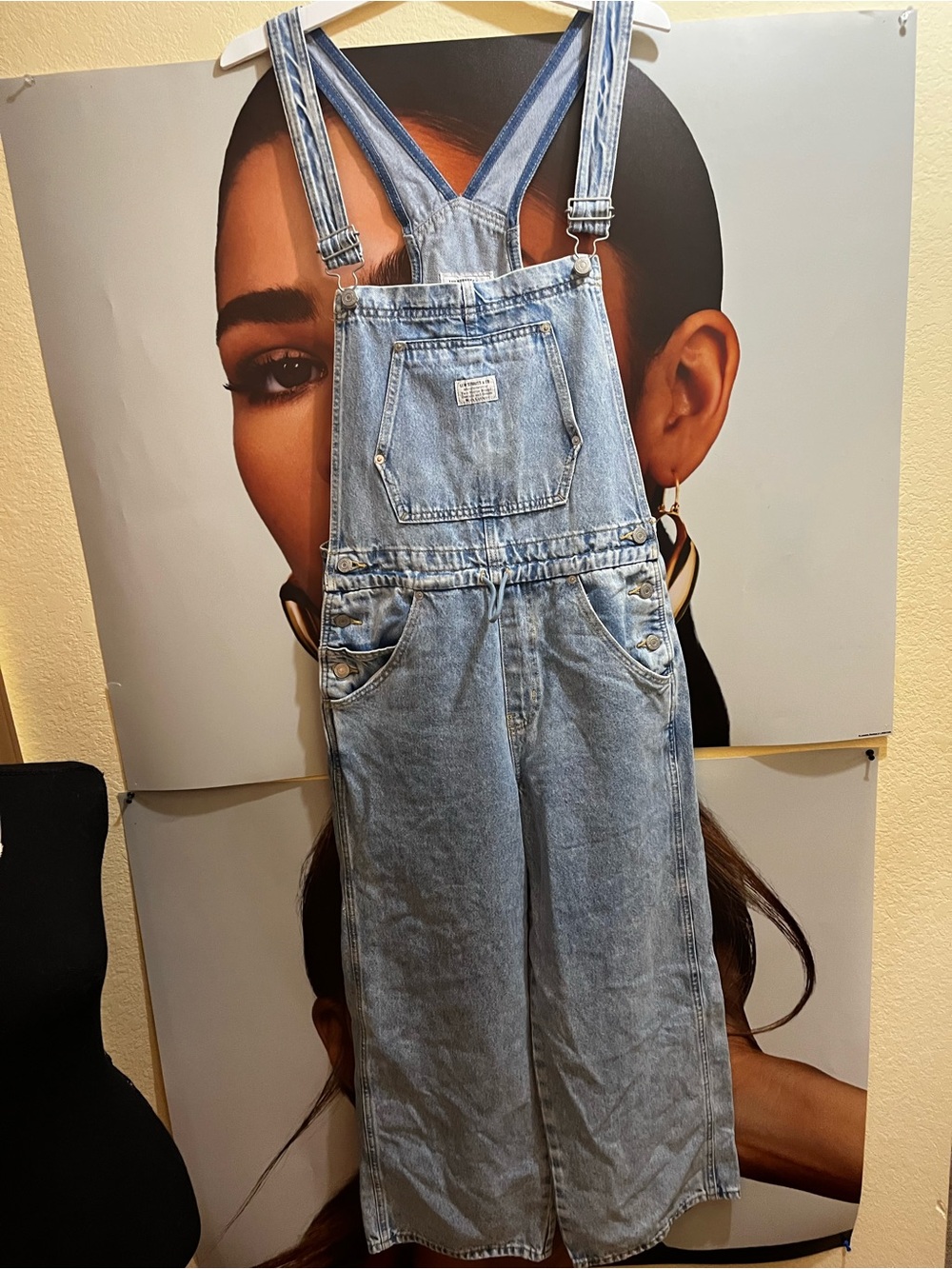 Levi's Light Blue Denim Overalls